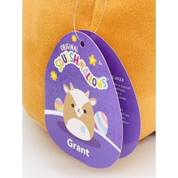 NWT Squishmallows Grant the Goat 8" Plush Easter Egg Stuffed Animal - Picture 7 of 7